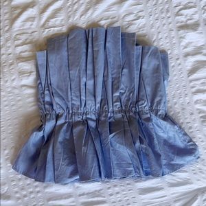 Pants Store strapless pleated top